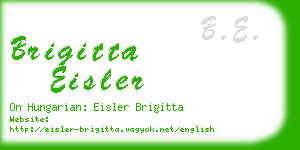 brigitta eisler business card